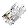 Miniatyrbillede 1 af 5: Stik RJ45 CAT6 UTP Connector Vention IDDR0-100 Transparent 100 stk.