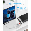 Miniatyrbild 4 av 7: RCA till HDMI adapter / signalomvandlare Vit