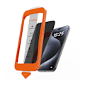 Pikkukuva 2 / 2: Torras Install Master karkaistu lasi iPhone 16:lle