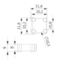 Miniatyrbillede 3 af 3: 100 stk. batteriholder til 18650 batteri, enkeltcellebeslag, cylindrisk batteriholder