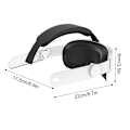 Miniatyrbillede 3 af 4: DEVASO Meta Quest 3 VR Headsetrem (Version 1.0) Hvid