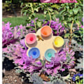 Miniatyrbild 11 av 11: Bi-vattenfontän i hartsblomma (set om 2) Rosa