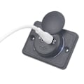 Miniatyrbild 3 av 4: Black Shell Dual PD Flat Square Charger Svart+röd