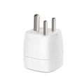Miniatyrbillede 2 af 3: EU til Universal Rejseadapter, Kompakt Design Hvid