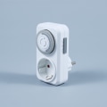 Miniatyrbild 2 av 3: Timeruttag, plug-in mekanisk timer, energibesparing 30 minuter till 24 timmar