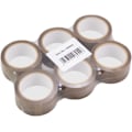 Miniatyrbild 1 av 5: Packtejp Tyst 48 mm x 66 m Brun 6-pack