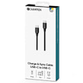Miniatyrbild 3 av 5: Champion USB-C Kabel 60W 2m Svart