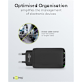 Miniatyrbild 9 av 11: USB-C™ PD GaN multiport snabbladdare (65 W) svart