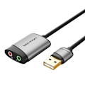 Pikkukuva 4 / 6: Ulkoisen USB-äänikortin tuuletus CDKHB, TRS 3,5 mm, 0,15 m (harmaa)
