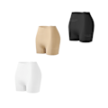 Miniatyrbild 2 av 10: Sömlösa säkerhetsshorts med mitten av midjan för kvinnor, 3-pack S