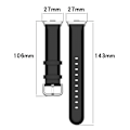 Miniatyrbild 2 av 10: Klockarmband i Läder för Xiaomi Smart Band 9 Pro Svart