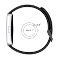 Pikkukuva 2 / 5: Kellon hihna Huawei Band 8 / 8 NFC / 9 / 9 NFC:lle Musta