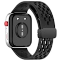 Miniatyrbillede 5 af 5: Huawei Watch Fit 3 Åndbar silikonerem med magnetisk spænde Sort