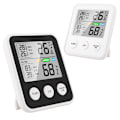 Miniatyrbillede 4 af 11: Digitalt indendørs termometer hygrometer med komfortindikator - sort TS-9909-B
