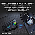 Miniatyrbild 8 av 11: Bluetooth-Hjälmheadset med Mjuk Mikrofon