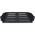 Miniatyrbild 1 av 2: 19" fixed shelf, 2U, 367mm deep, max 17Kg, black