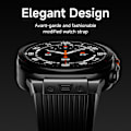 Miniatyrbillede 5 af 5: Premium silikonerem til Samsung Galaxy Watch 7 47mm Ultra Sort