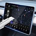 Miniatyrbillede 4 af 5: Tesla Model 3 Navigationsskærmbeskyttelse (For & Bag) - Anti-blåt Lys