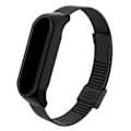 Miniatyrbillede 3 af 6: Metalstrop til Xiaomi Mi Band 3/4/5/6 Sort
