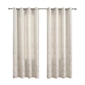 Miniatyrbild 1 av 5: Elegant blad Jacquard mörkläggningsgardin för sovrum D