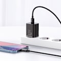 Miniatyrbild 11 av 11: Baseus Super Si Snabbladdare 1C 30W (svart)