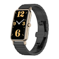 Miniatyrbillede 1 af 4: Rose guld rustfrit stål urrem til Huawei Watch Fit Mini Sort