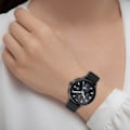 Miniatyrbillede 4 af 8: Silikone urrem til Xiaomi Watch 2 Pro/Watch S3 og Honor Watch 4 Pro Sort