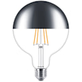 Miniatyrbild 1 av 3: LED E27 G120 Filament Toppförspeglad Dimbar 50W 650lm