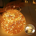 Miniatyrbild 5 av 9: INF LED Ljusslinga med Solcell - 10 meter 2-pack