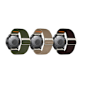 Pikkukuva 2 / 3: Garmin Descent MK3i -kellolle sopiva nailoninen joustava kellonranneke Ruskea 22mm