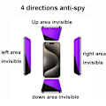 Miniatyrbillede 4 af 4: Hærdet glasskærmbeskytter med Privacy Shield til iPhone 16 iPhone 16 Plus