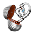 Miniatyrbild 1 av 5: OWS OneOdio OpenRock Pro trådlösa hörlurar (silver)