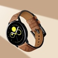 Miniatyrbillede 3 af 4: Læderrem til Samsung Galaxy Watch Active Brun