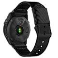 Miniatyrbild 4 av 4: 26MM Nylon Canvas Quick Release klockarmband för Garmin Fenix 8/7X Pro 22 mm