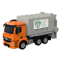 Pikkukuva 4 / 7: Kaukosäädin RC roska-auto 1:26 Double Eagle ( oranssi) Mercedes-Benz Antos E676-003