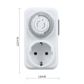 Miniatyrbillede 2 af 6: Timerudtag, plug-in mekanisk timer, energibesparelse 30 minutter til 24 timer