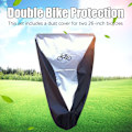 Miniatyrbillede 4 af 5: INF Vandtæt cykelcover / cover til 2 cykler Sort