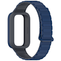 Miniatyrbild 4 av 4: Magnetiskt armband för Xiaomi Band 9 Active/Redmi Band 3 Blå