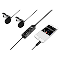 Miniatyrbild 4 av 4: BOYA BOYA Mikrofon Lavalier x2 BY-M1DM 3.5mm 4m