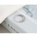 Miniatyrbillede 7 af 7: Anti-stress ring med 10 drejelige perler kobber sølv 20,5 mm 20.5 mm