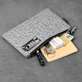 Miniatyrbillede 5 af 7: Oxford Cloth Security Wallet med adgangskodelås Grå