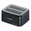 Pikkukuva 1 / 2: Orico-telakointiasema 2,5" / 3,5" HDD:lle / SSD:lle, 5Gbps, USB-A–USB-B kloonaustoiminnolla (musta)