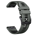 Pikkukuva 4 / 5: Tyylikäs pikakiinnityshihna Garmin Fenix 7X Pro -kelloon Musta + Vihreä
