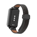 Miniatyrbillede 3 af 3: Redmi Band 2 Læder magnetisk spændestrop Sort