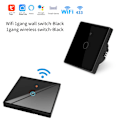 Miniatyrbild 3 av 4: Smart Touch Wall Switch 1 gäng 1 sätt Svart