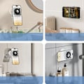 Miniatyrbillede 2 af 2: 180-graders justerbar, foldbar magnetisk telefonholder Sort