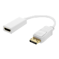 Miniatyrbild 1 av 3: Displayport ma, HDMI fe adapter, DP++, 3840x2160 60Hz, white