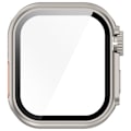 Miniatyrbillede 5 af 6: Beskyttelsescover til Apple Watch - Hård PC & Hærdet Glas Sølv 46 mm