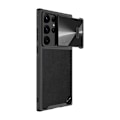 Miniatyrbillede 5 af 6: Nillkin CamShield læderetui til Samsung Galaxy S23 Ultra (sort)