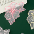 Miniatyrbillede 4 af 11: 12-delt Lace Flower Applique Broderede Patches til DIY Crafts